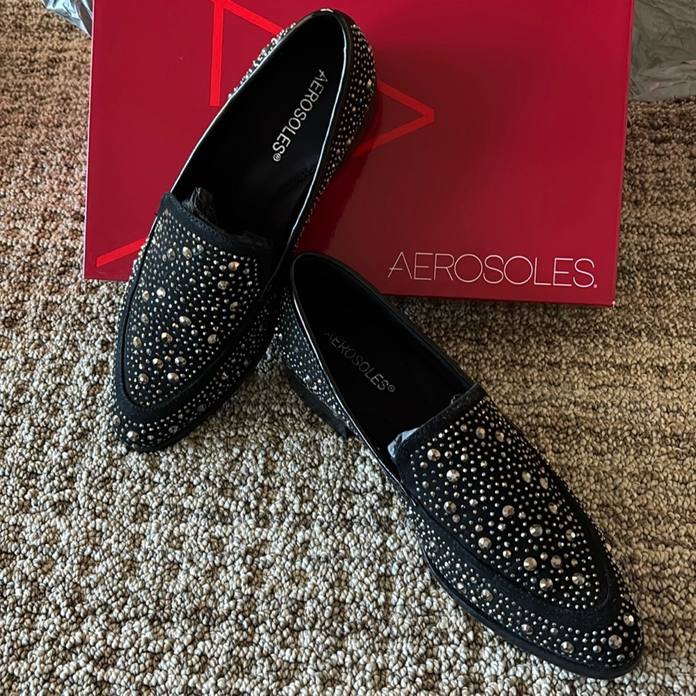 Aerosoles East End Black Sparkle
